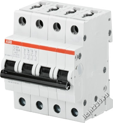 ABB Автоматический выключатель 4-полюсный S204 Z4 (арт.: 2CDS254001R0338)