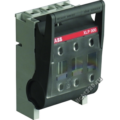 ABB Рубильник откидной XLP-000-6CC под предохранители до 100А кабельными клеммами (арт.: 1SEP201428R0001)