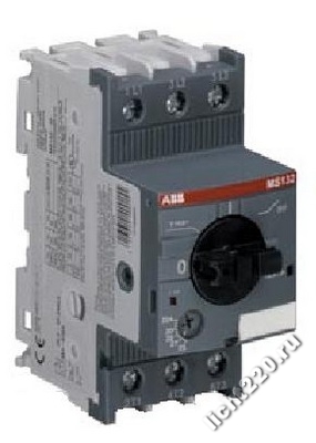 ABB Автоматический выключатель MS132-32 25кА с регулир. тепловой защитой 25A-32А Класс тепл. расцепит. 10 (арт.: 1SAM350000R1015)