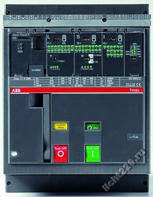 ABB Tmax Автоматический выключатель для защиты электродвигателей T7V 800 PR231/P I In=800A 4p F F M (арт.: 1SDA062729R1)