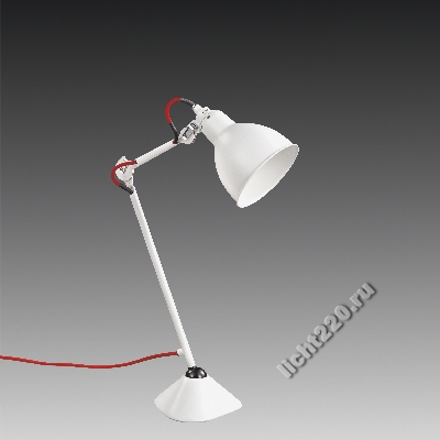Lightstar (MТ1201802-1А) Лампа настольная LOFT 1х40W Е14 белый (арт. LIGHTSTAR_765916)