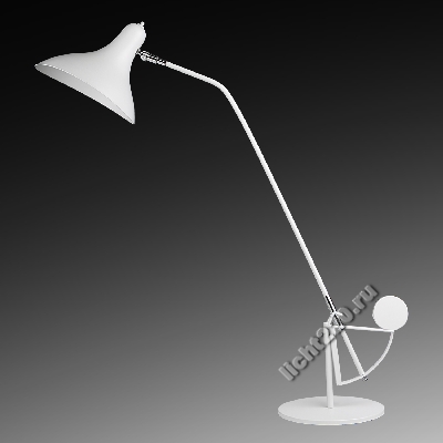 Lightstar (MТ14003041-1А) Лампа настольная MANTI 1х40W Е14 White (арт. LIGHTSTAR_764906)