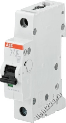 ABB Автоматический выключатель 1-полюсный S201M C4 (арт.: 2CDS271001R0044)