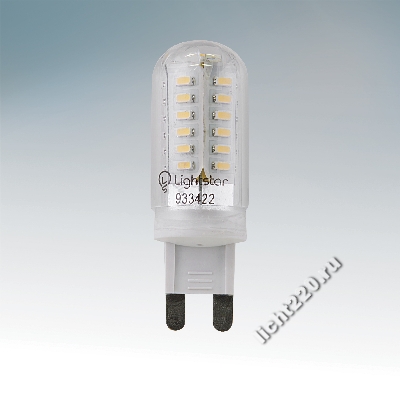 Lightstar Лампа LED 220V G9 3.2W CL 2800K 20000H (арт. LIGHTSTAR_933422)