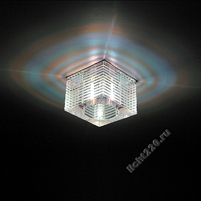 Lightstar светильник QUBE LT LINE основание хром полосатый (арт. LIGHTSTAR_004055)