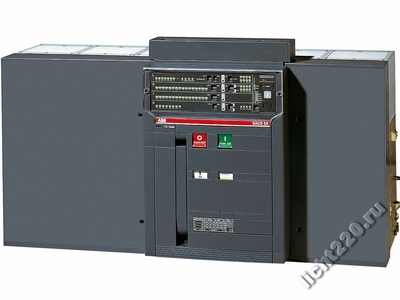 ABB Emax Автоматический выключатель стационарный с полноразмерной нейтралью E6H/f 6300 PR123/P-LSIG In=6300A 4p F HR (арт.: 1SDA055591R1)