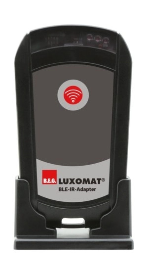 Универсальный пульт управления BLE-IR-Adapter для подключения к смартфнам IOS, Android (через Bluetooth), IP20, черный, BEG Luxomat, BLE-IR-Adapter (93067)