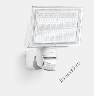 Уличный светодиодный (LED) сенсорный прожектор Steinel XLed Home 3 582210, IP 44, цвет белый, плафон прозрачный, LED 18, 18 Вт, угол 140°
