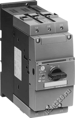 ABB Автоматический выключатель MS495-100 50 кА с регулируемой тепловой защитой (арт.: 1SAM550000R1010)