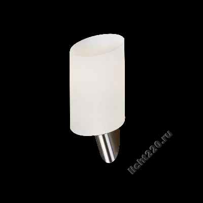 Lightstar (MB311-1W) светильник настенный MURO 1х40W E14 никель/белый (арт. LIGHTSTAR_808610)