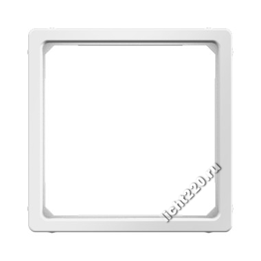 11096079Berker переходная рамка для центральной панели 50 x 50 мм цвет: полярная белизна, бархатный, серия Q.1 (арт. B11096079)