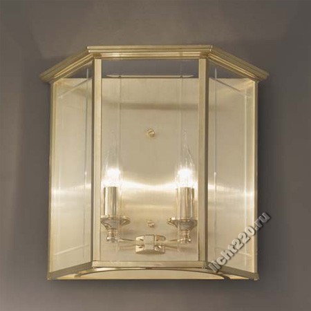 Kolarz Бра Orangerie  прозрачное стекло, 2E14, 60W, 38/33см, шир 17см, золото 24К (арт. 0251.62E.3)