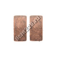 FEDE клавиша узкая без подсветки, цвет rustic copper (FD04311RU)
