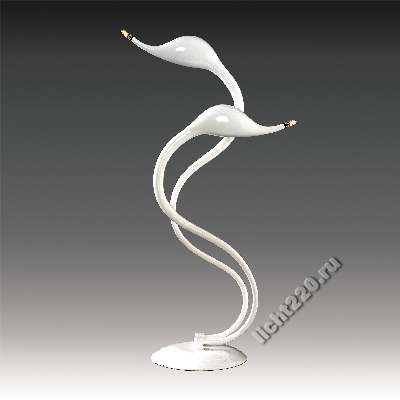 Lightstar (MT8098-2A WT) Настольная лампа 2х20W G4 белый (арт. LIGHTSTAR_751926)