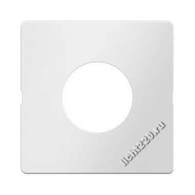 11246089Berker центральная панель для нажимной кнопки и светового сигнала Е10 цвет: полярная белизна, бархатный, серия Q.1 (арт. B11246089)
