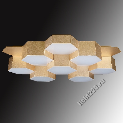 Lightstar (MX13003032-16А) Люстра FAVO LED-80W Satin Gold (арт. LIGHTSTAR_750163)