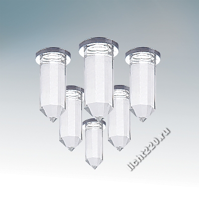 Lightstar светильник NUBELLA хром LED 6x0,7W (арт. LIGHTSTAR_079064)