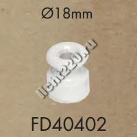 FEDE изолятор, диаметр 18 мм, цвет белый [FD40402]