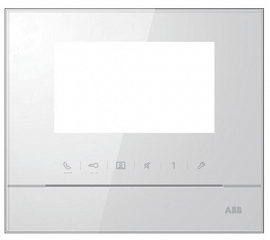 Рамка для абонентского устройства 4,3, белый ABB 52311FC-W код заказа 2TMA070130W0051