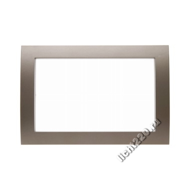 75940004Berker рамка для MT 701 plus цвет: светло-бронзовый, лакированный instabus KNX/EIB (арт. B75940004)