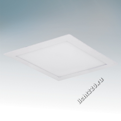 Lightstar светильник ZOCCO QUA LED-SQ A/SS 18W 4200K WHITE/FROST (арт. LIGHTSTAR_213840)