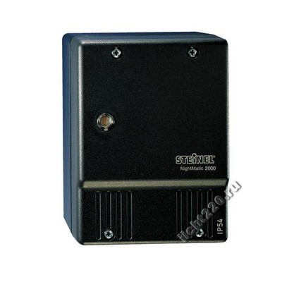 Датчик освещенности (выключатель сумеречный) Steinel NightMatic 2000 BLK, 1000Вт, 230В/50Гц, черный, IP54 [550318]