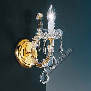 Kolarz Бра Maria Louise   Pure crystal, 1E14, 40W, 30/12/22см, золото 24К (арт. 149.61.3)