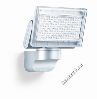 Уличный светодиодный (LED) сенсорный прожектор Steinel XLed Home 1 slave 659714, IP 44, цвет серебро, плафон прозрачный, LED 12, 12 Вт