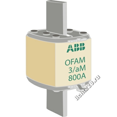 ABB Предохранитель OFAF3aM800 800A тип аМ размер3, до 500В (арт.: 1SCA022701R4790)