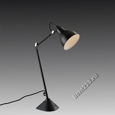 Lightstar (MТ1201802-1А) Лампа настольная LOFT 1х40W Е14 черный (арт. LIGHTSTAR_765917)