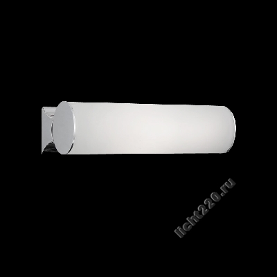 Lightstar (MB338-1) светильник настенный BLANDA 1х40W E14 хром/белый (арт. LIGHTSTAR_801810)