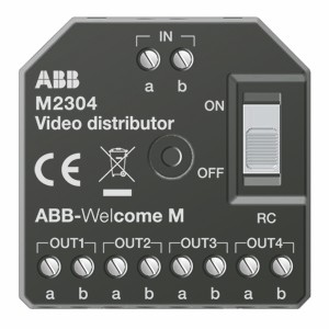 Видео-распределитель, 4-канальный ABB M2304 код заказа 2TMA070070B0006