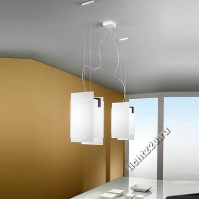 LL90233 - Подвесной светильник, серия TRIAD, Linea Light, Италия, цвет белый