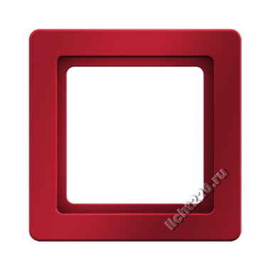 10116062Berker рамка 1-местная цвет: красный, бархатный, серия Q.1 (арт. B10116062)