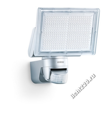 Уличный светодиодный (LED) сенсорный прожектор Steinel XLed Home 3 582319, IP 44, цвет серебро, плафон прозрачный, LED 18, 18 Вт, угол 140°