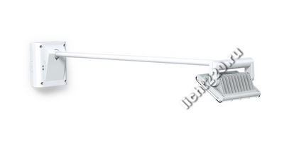 Уличный светодиодный (LED) сенсорный прожектор Steinel XLed FL-100 633890, IP 44, цвет белый, плафон прозрачный, LED 25, 25 Вт