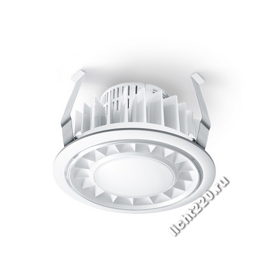 Встраиваемый потолочный светодиодный сенсорный светильник Steinel RS PRO DL LED 14W KW sensor  664015, IP 23, цвет белый, POWERLED WHITE  14, 14 Вт, угол 360°
