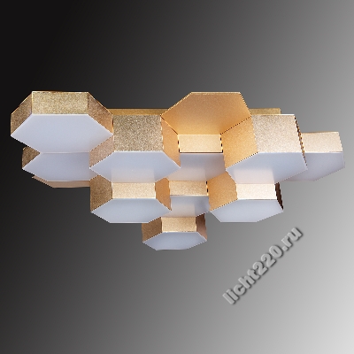 Lightstar (MX13003032-12А) Люстра FAVO LED-60W Satin Gold (арт. LIGHTSTAR_750123)
