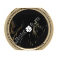 109512Berker декоративная промежуточная накладка для поворотных выключателей цвет: черный Palazzo (арт. B109512)