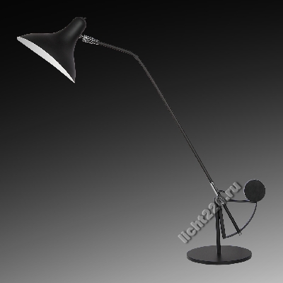 Lightstar (MТ14003041-1А) Лампа настольная MANTI 1х40W Е14 Black (арт. LIGHTSTAR_764907)