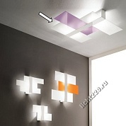 LL90225 - Настенно-потолочный светильник, серия TRIAD, Linea Light, Италия, цвет сиреневый
