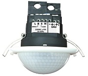 BEG (PD4-M-DUO-DALI/DSI-FM) Датчик присутствия потолочный 360°, двухканальный DALI, диаметр действия 24м., скрытый монтаж в подвесной потолок / IP20 / белый (арт. BEG_92276)