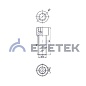 Ezetek Головка удароприемная для стержня 16 мм, сталь (арт. EZ_90428)