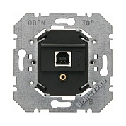 75040004Berker USB-интерфейс данных для скрытого монтажа цвет: черный instabus KNX/EIB (арт. B75040004)