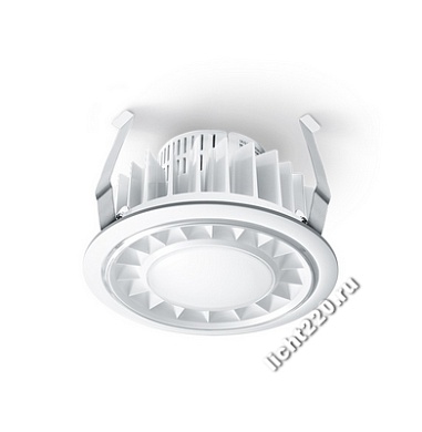 Встраиваемый потолочный светодиодный сенсорный светильник Steinel RS PRO DL LED 21W WW sensor  664916, IP 23, цвет белый, POWERLED WHITE  21, 21 Вт, угол 360°