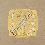 FEDE универсальный соединительный элемент из латуни, цвет золото с белой патиной (Gold White Patina) [FD15-UEOP]