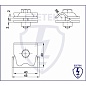 Ezetek Держатель проводника круглого 6-10 мм для фальца 0.7-3 мм (фальцевая клемма), медь (арт. EZ_91093)